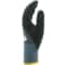 Cestus Nitrile Coated Gloves, Nitrile Foam, Dots, 3/4 Dip Over Knuckles, 4 Abrasion Level, Black, S 1 PR C12-S - alternate 4